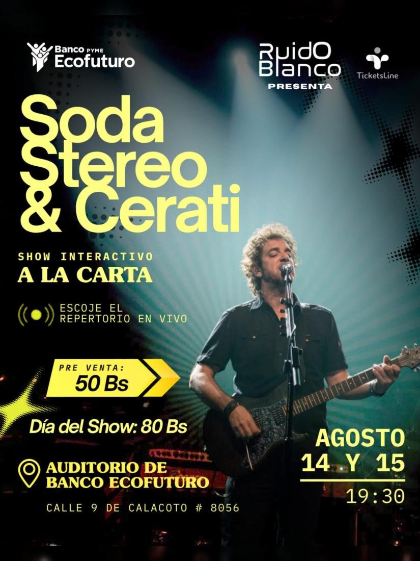 Soda Stereo & Cerati - 14 de agosto Soda Stereo & Cerati - 14 de agosto